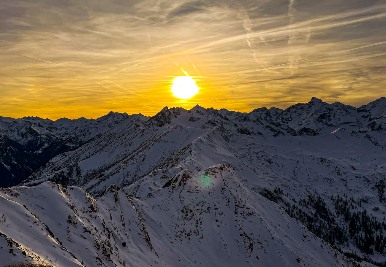 At the top of the mountain you have a fantastic view of the mountains, especially at sunrise and sunset.